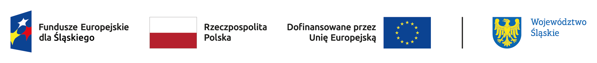 Fundusze Europejskie dla Slaskiego, Rzeczpospolita Polska, Dofinansowane przez Unie Europejska, Wojewodztwo Slaskie